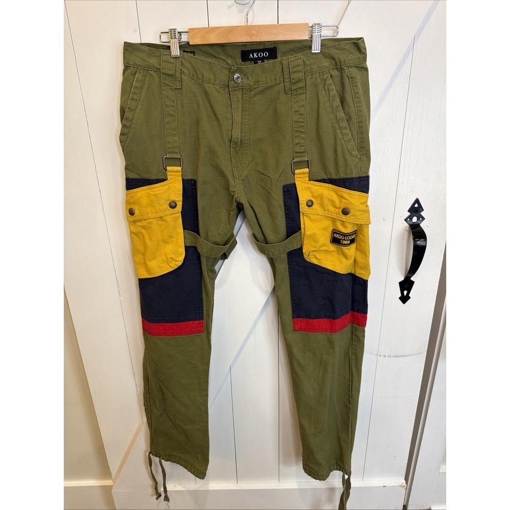 Akoo Driftwoood Cargo Pants Sz 38x32